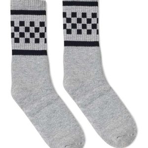 USA-Made Checkered Crew Socks