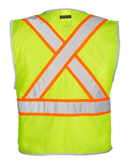 Unisex Premium Brilliant Series® X Back Dual Compliant Vest - Image 2