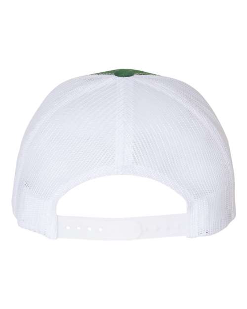 Retro Trucker Cap - Evergreen/ White - Image 2