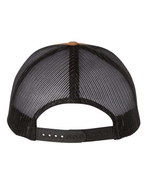 Retro Trucker Cap - Caramel/ Black - Image 2