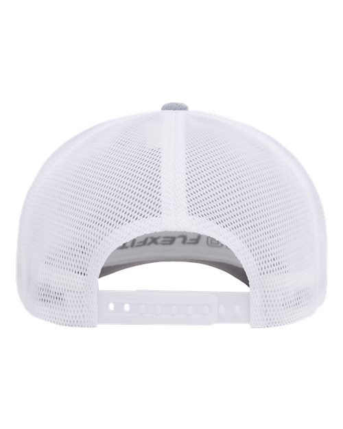 110® Mesh-Back Cap - Melange Silver/ White - Image 2