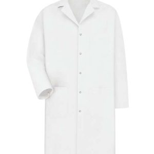 Unisex Tall Gripper Front Lab Coat