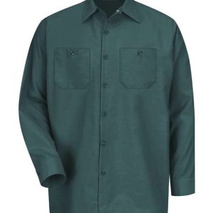 Men's Tall Industrial Long Sleeve Work Shirt