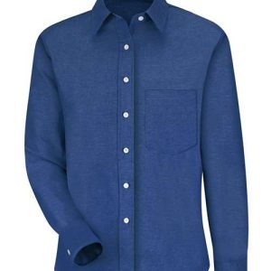 Women's Extended Sizes Oxford Dress Shirt