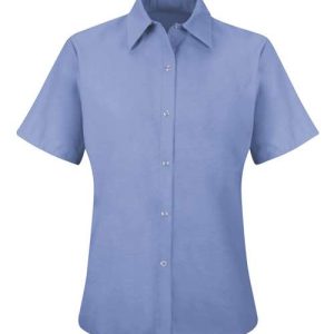 Women's Short Sleeve Specialized Pocketless Work Shirt