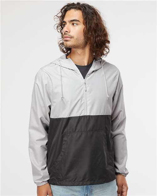 Unisex Lightweight Quarter-Zip Windbreaker Pullover Jacket - Image 5