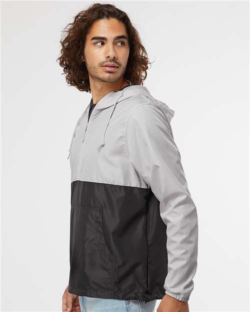 Unisex Lightweight Quarter-Zip Windbreaker Pullover Jacket - Image 6