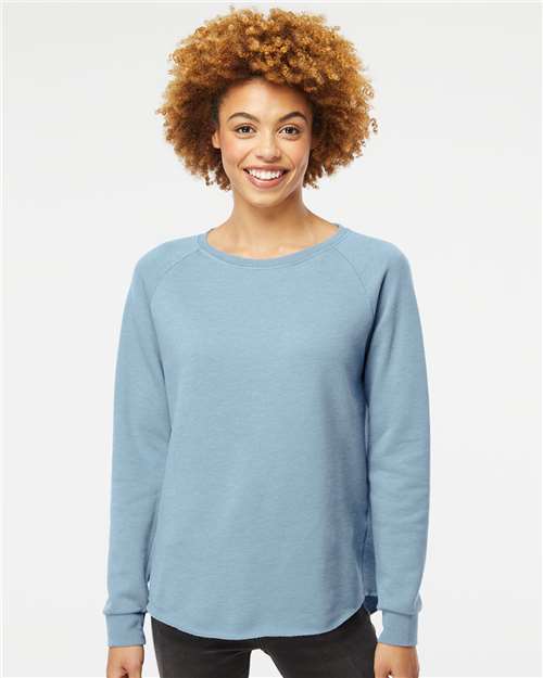 Women's California Wave Wash Crewneck Sweatshirt - Image 4