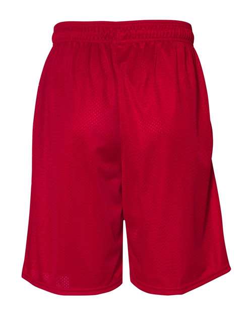 Men's 9" Dri-Power® Tricot Mesh Shorts with Pockets - Image 2