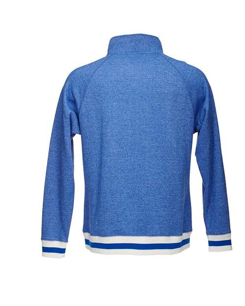 Men's Peppered Fleece Quarter-Zip Sweatshirt - Image 3