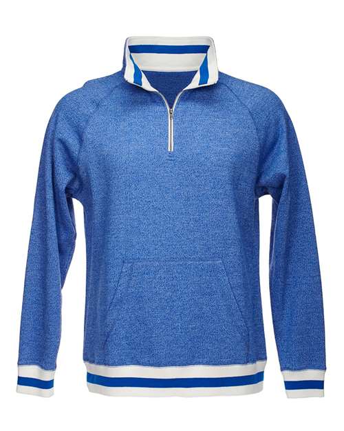 Men's Peppered Fleece Quarter-Zip Sweatshirt