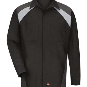 Men's Tall Long Sleeve Tri-Color Shop Shirt