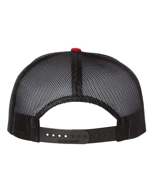 Wool Blend Flat Bill Trucker Cap - Image 35