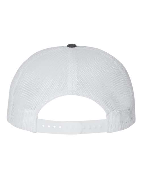 Wool Blend Flat Bill Trucker Cap - Image 14