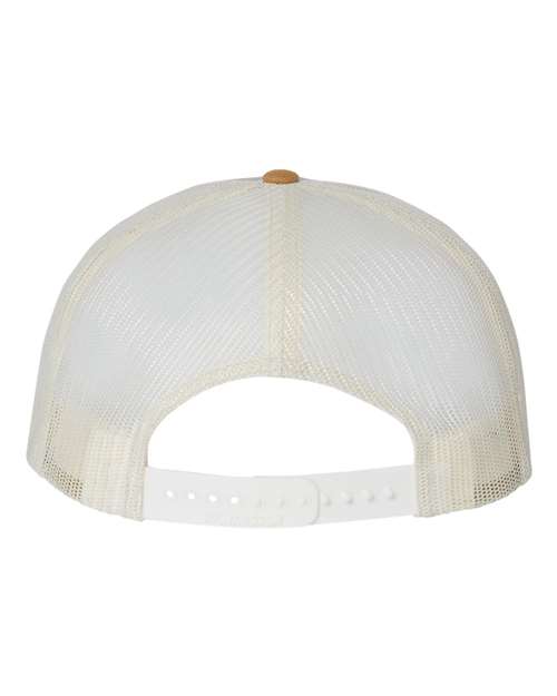 Wool Blend Flat Bill Trucker Cap - Image 17