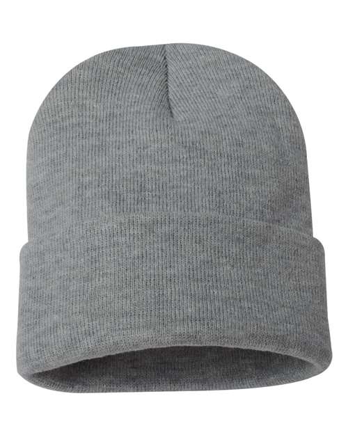 12" Solid Cuffed Beanie - Image 12