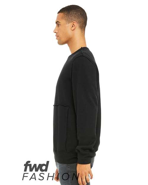 FWD Fashion Raw Seam Crewneck Sweatshirt - Image 5