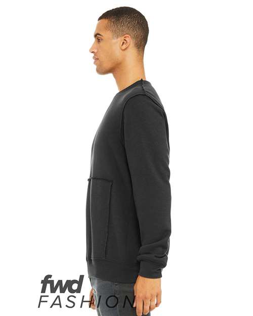 FWD Fashion Raw Seam Crewneck Sweatshirt - Image 11