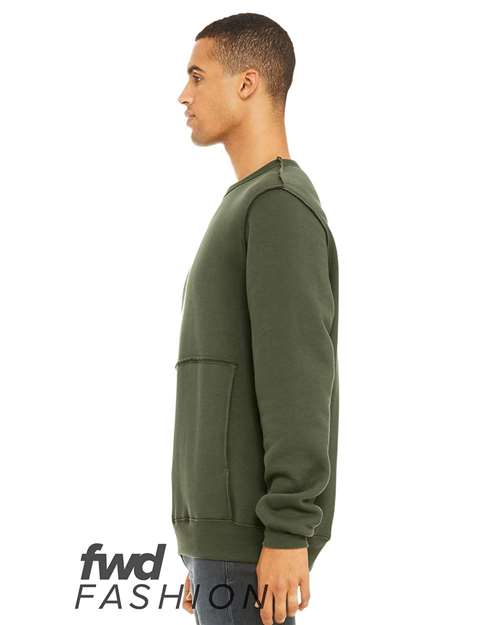 FWD Fashion Raw Seam Crewneck Sweatshirt - Image 21