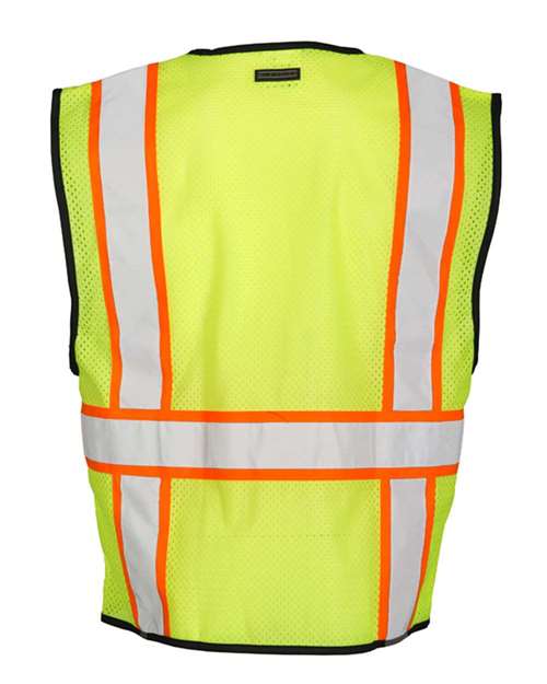 Unisex Chemically Treated Contrast Mesh Vest - Image 2