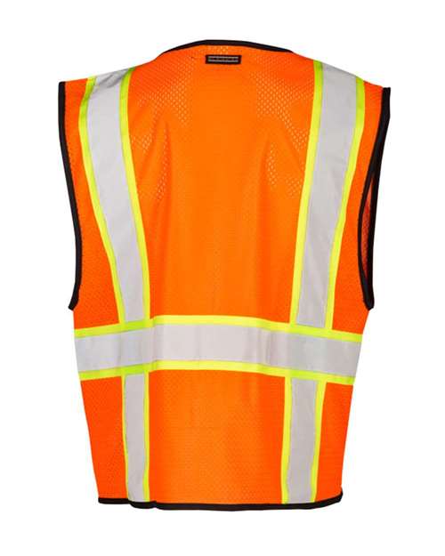 Unisex Chemically Treated Contrast Mesh Vest - Image 4