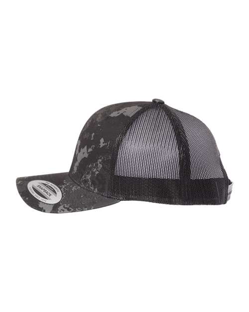 Retro Trucker Cap - Poseidon Black - Image 3