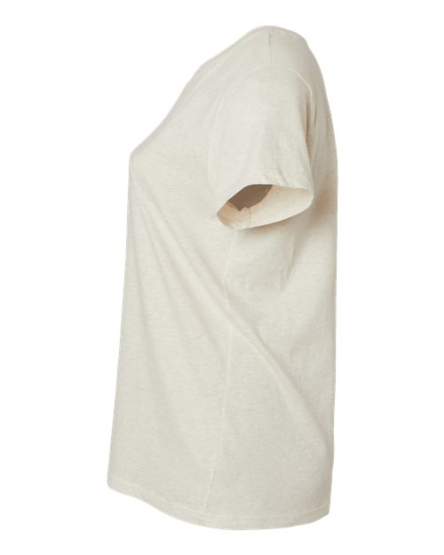 Women's Curvy Collection Fine Jersey V-Neck Tee - Image 6