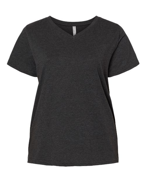 Women's Curvy Collection Fine Jersey V-Neck Tee - Image 28