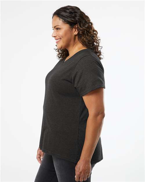 Women's Curvy Collection Fine Jersey V-Neck Tee - Image 32