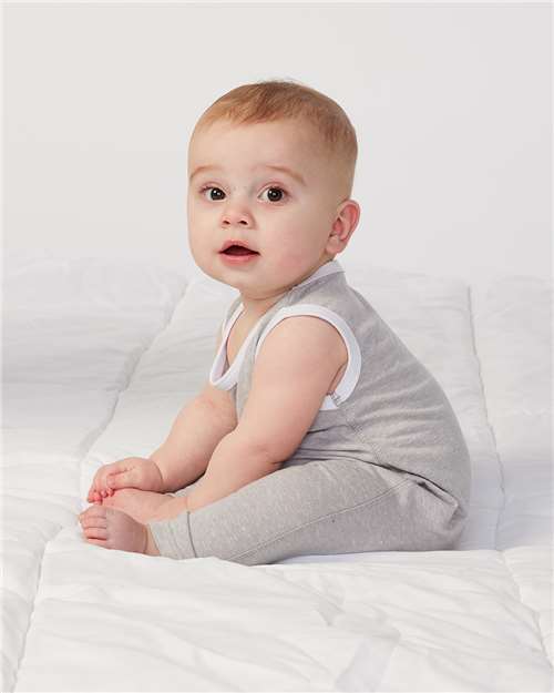 Infant Harborside Mélange Tank Romper - Image 9