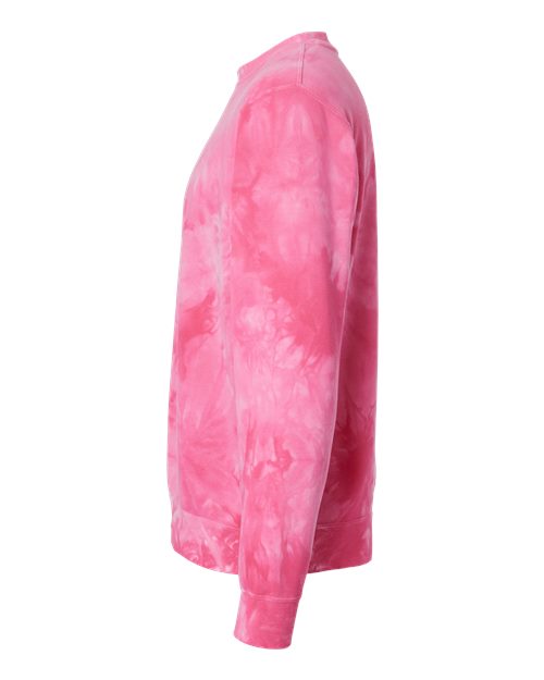 Unisex Midweight Tie-Dyed Crewneck Sweatshirt - Image 15