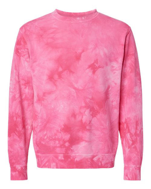 Unisex Midweight Tie-Dyed Crewneck Sweatshirt - Image 13