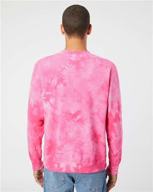Unisex Midweight Tie-Dyed Crewneck Sweatshirt - Image 18
