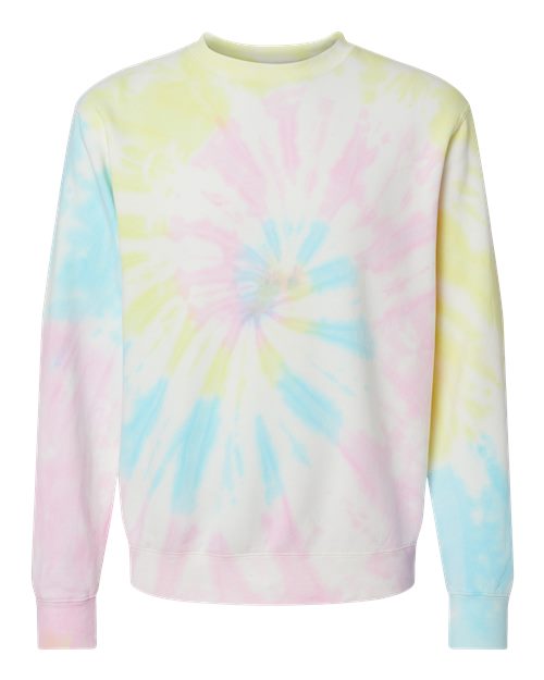 Unisex Midweight Tie-Dyed Crewneck Sweatshirt - Image 25