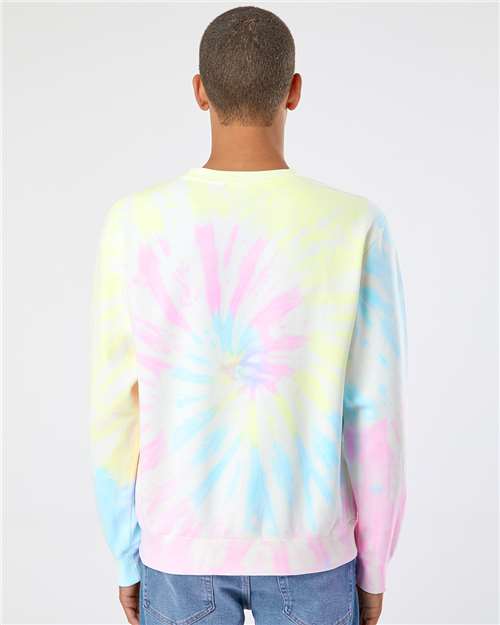 Unisex Midweight Tie-Dyed Crewneck Sweatshirt - Image 29