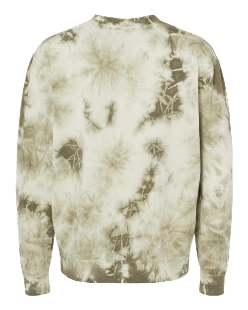 Unisex Midweight Tie-Dyed Crewneck Sweatshirt - Image 8