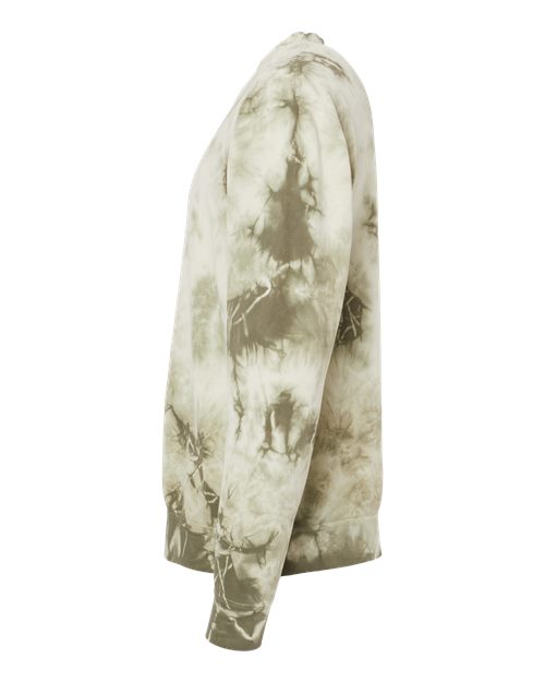 Unisex Midweight Tie-Dyed Crewneck Sweatshirt - Image 9