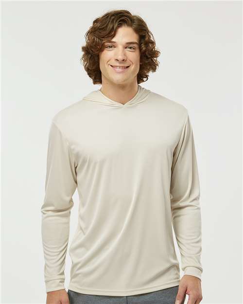 Unisex Bahama Performance Hooded Long Sleeve T-Shirt - Image 4