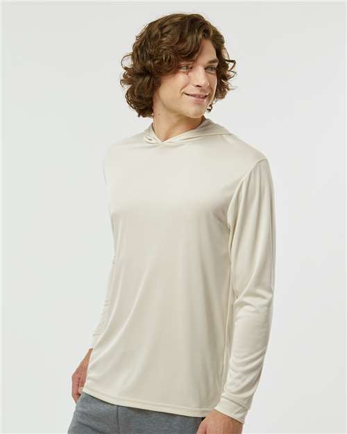 Unisex Bahama Performance Hooded Long Sleeve T-Shirt - Image 5