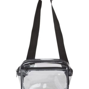 Clear Stadium 2-Pocket Fanny Pack/Crossbody Bag