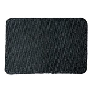 Small Blank Black Patch - Qty 10