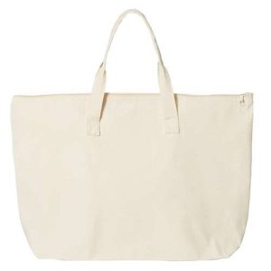 Tote with Top Zippered Closure