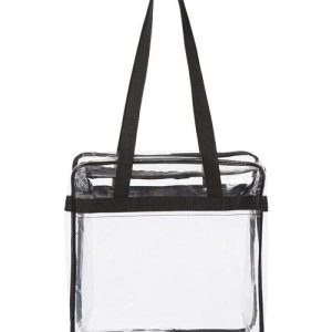 OAD Clear Tote with Zippered Top