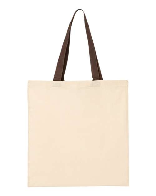 Economical Tote with Contrast-Color Handles - Image 5