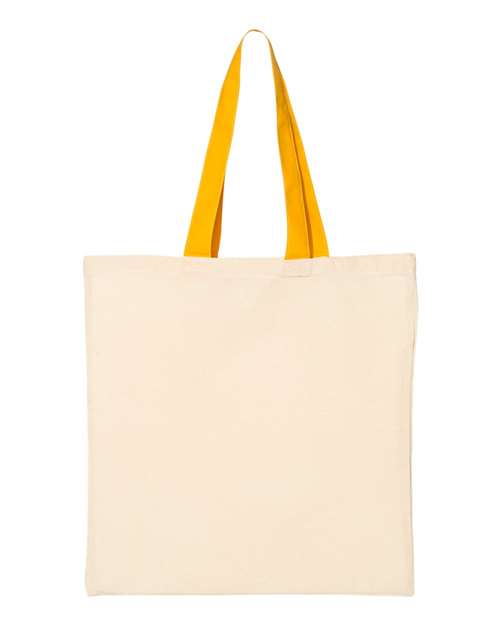 Economical Tote with Contrast-Color Handles - Image 10