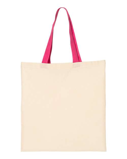 Economical Tote with Contrast-Color Handles - Image 12