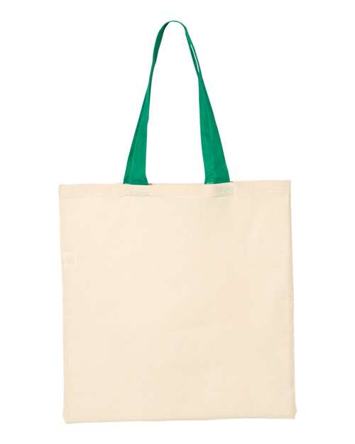 Economical Tote with Contrast-Color Handles - Image 14