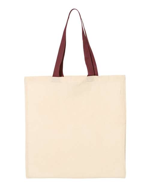 Economical Tote with Contrast-Color Handles - Image 21