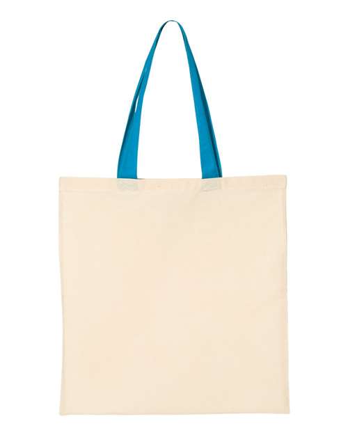 Economical Tote with Contrast-Color Handles - Image 34